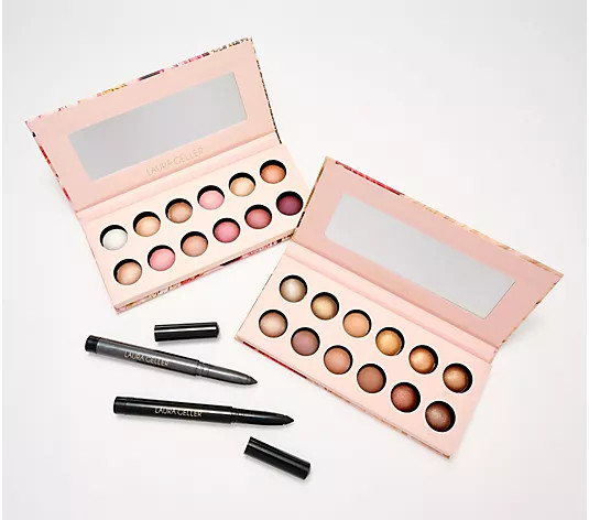 Laura Geller Kajal Eyeliner and Eyeshadow Palette 4-pc Collection - QVC.com | QVC