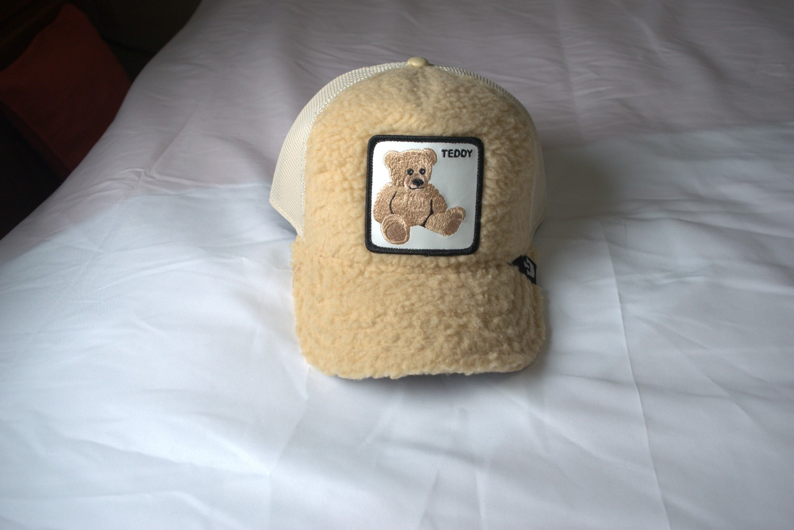 Goorin Bros Hat -Teddy First Best Friend The Farm Beige Shearling Trucker Hat | eBay US