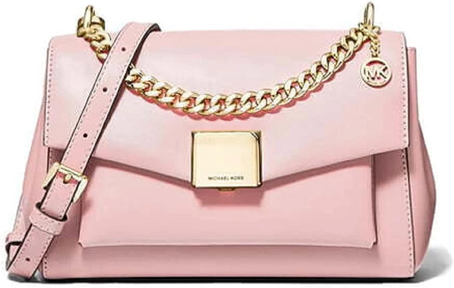 Michael Kors Lita Medium Leather Crossbody Bag | Amazon (US)