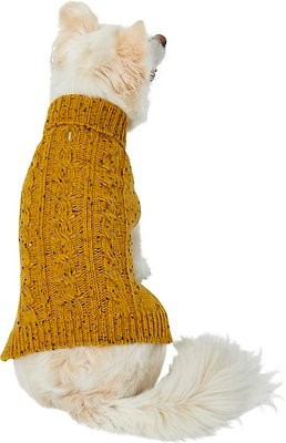 Frisco Cable Knit Dog & Cat Sweater with 60% Recycled Content | Chewy.com
