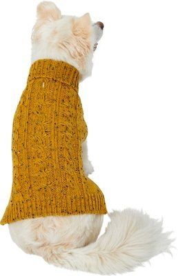 Frisco Cable Knit Dog & Cat Sweater with 60% Recycled Content | Chewy.com
