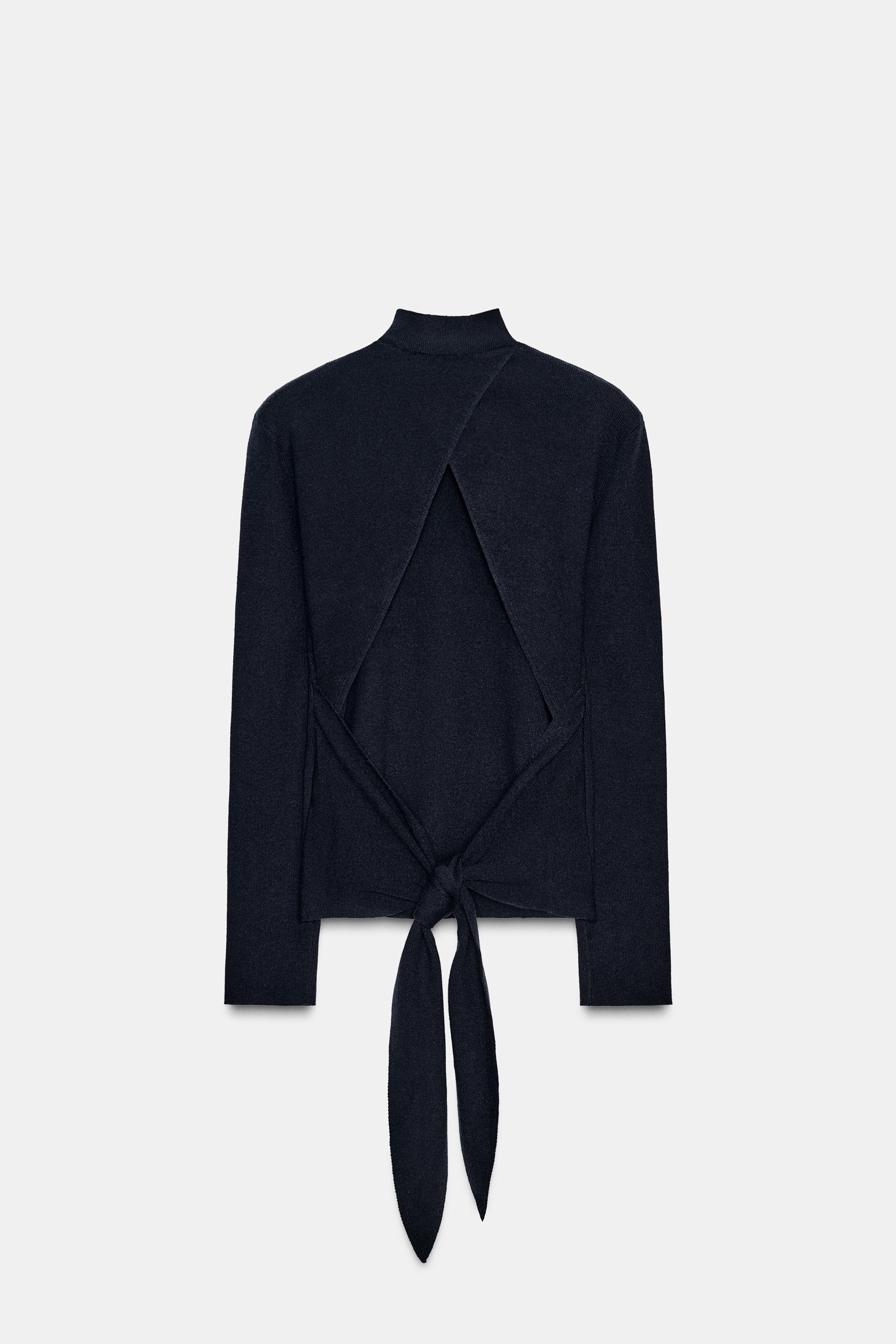 MAGLIA IN MAGLIA CON SCHIENA SCOPERTA | Zara IT