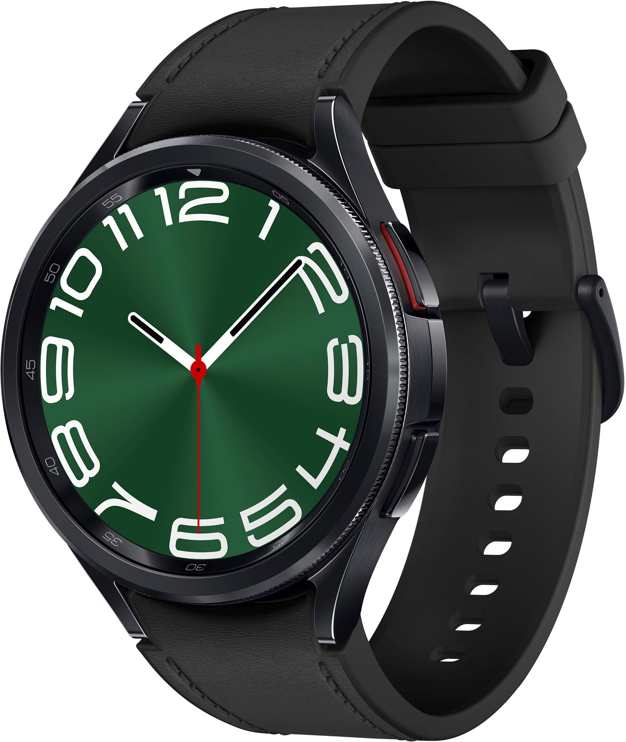 Samsung Galaxy Watch6 Classic Stainless Steel Smartwatch 47mm BT Black SM-R960NZKAXAA - Best Buy | Best Buy U.S.