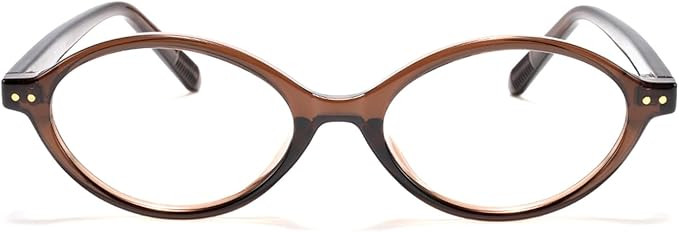 TIJN Olisa Blue Light Blocking Glasses for Women Men,Oval Glasses Frame Bluelight Glasses for Gam... | Amazon (US)