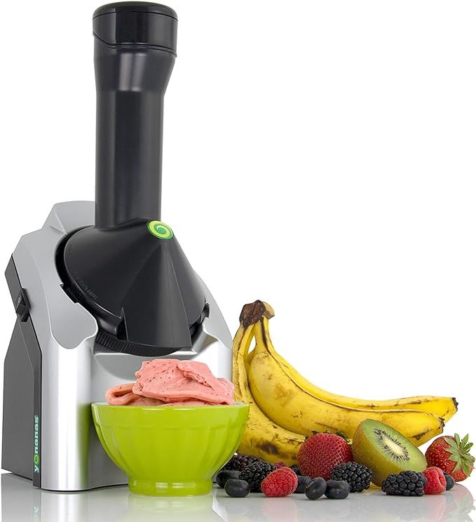 Yonanas Classic Vegan Non-Dairy Frozen Fruit Soft Serve Dessert Maker BPA Free, Includes 36 Recip... | Amazon (US)