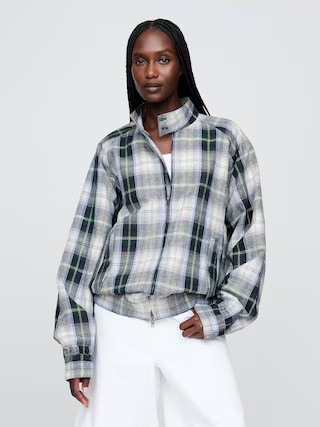 Gap × Malbon Linen-Cotton Bomber Jacket | Gap (US)