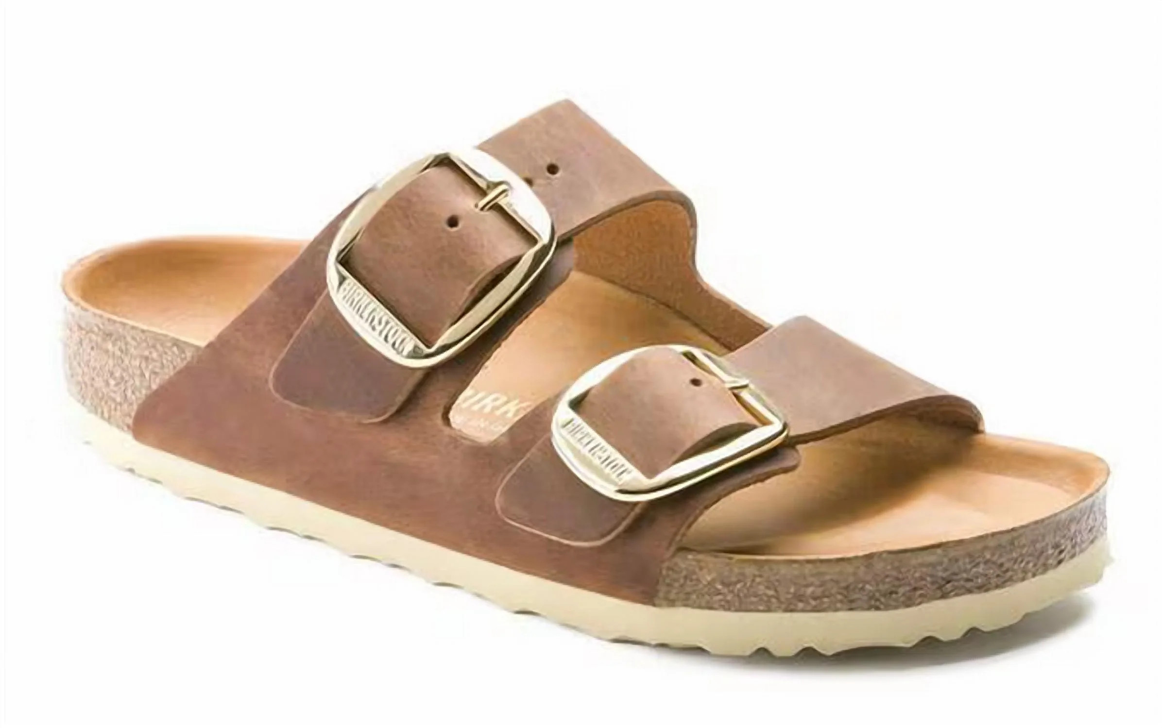 Women's Arizona Big Buckle Sandal In Cognac | Shop Simon