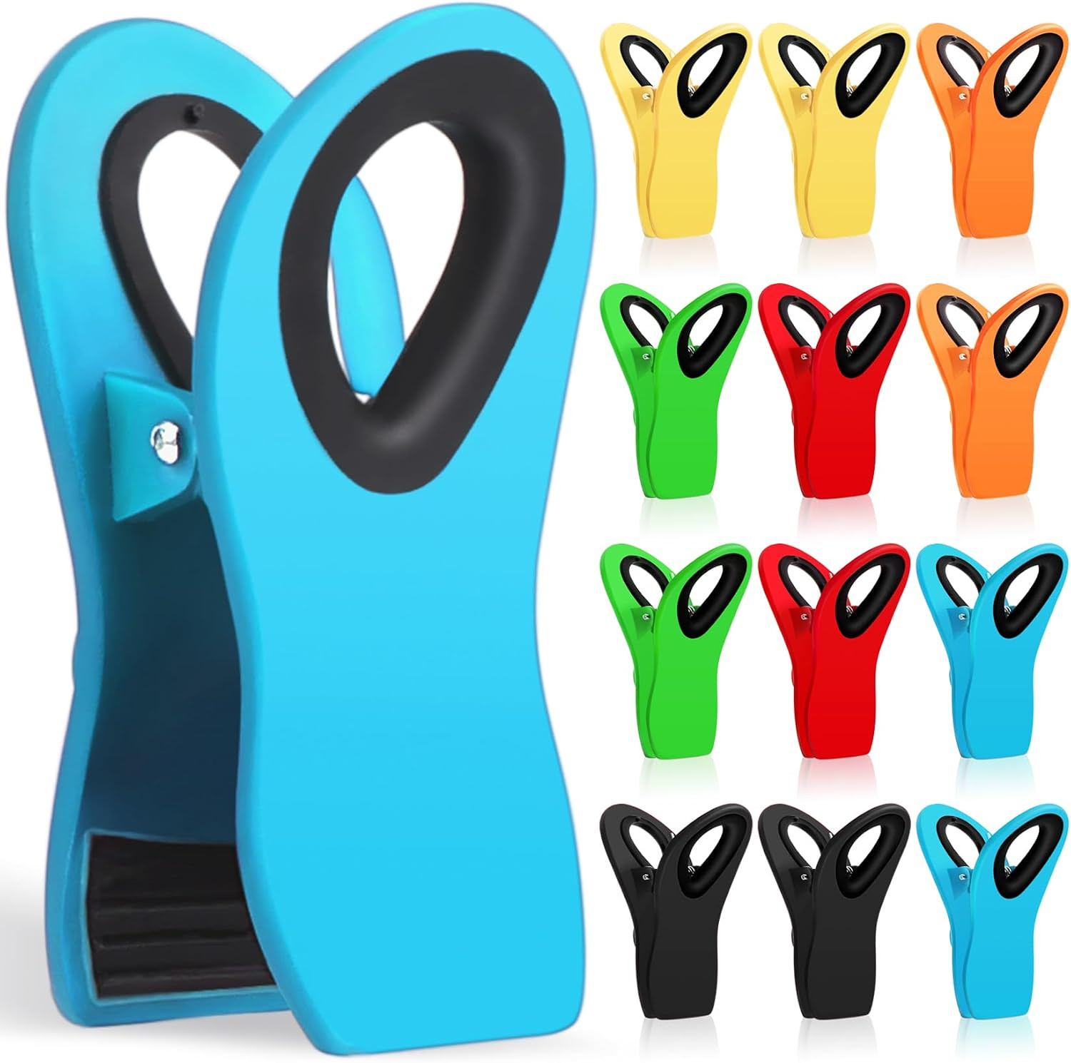 12 Pack Chip Clips Bag Clips, Magnetic Bag Clip for Food Storage | Amazon (US)