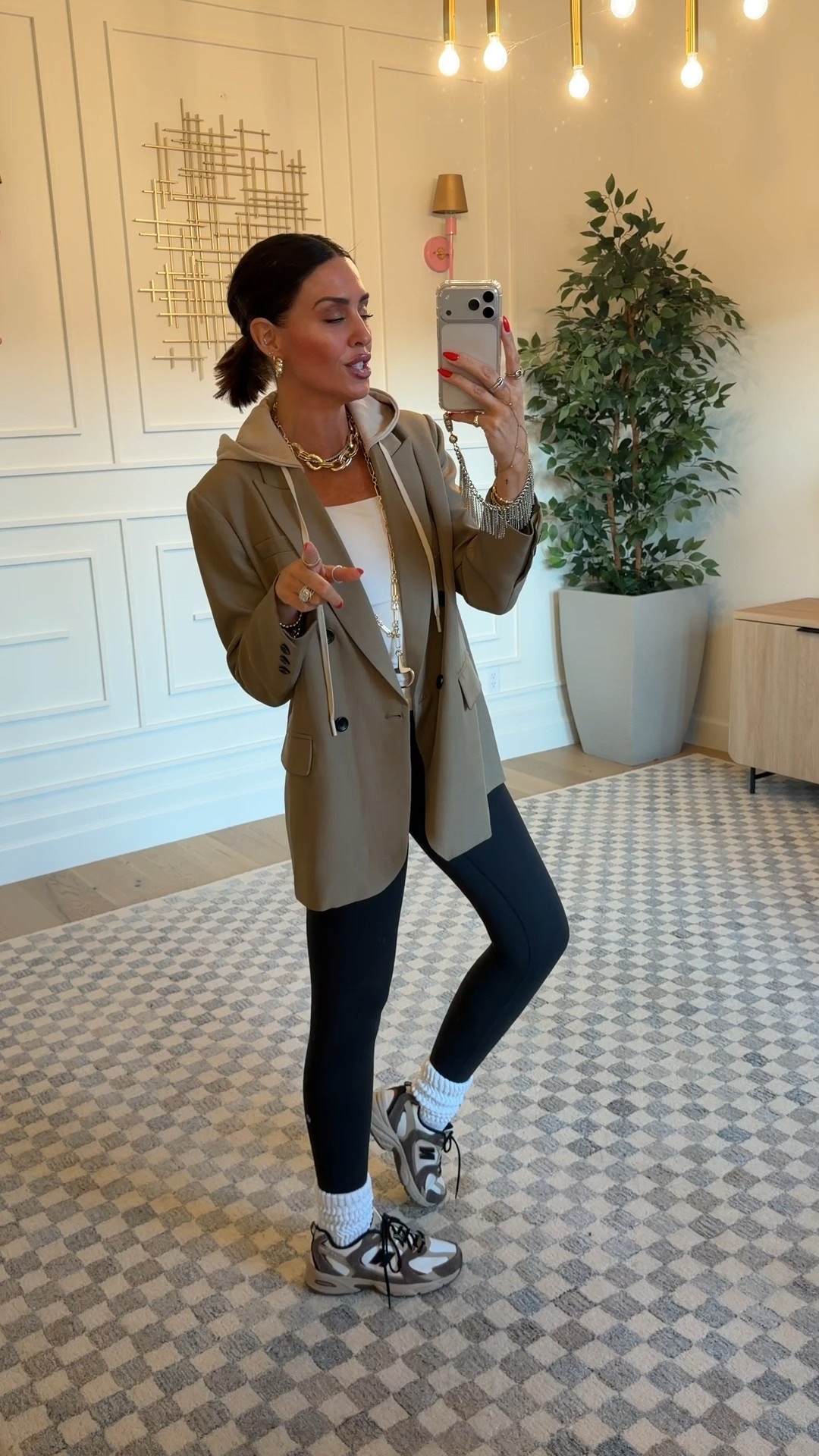 Elevated casual look
Blazer - size M
Leggings - size 4
Tank - size S
Shoes - run tts



#LTKmomlife #LTKOver40 #LTKootd