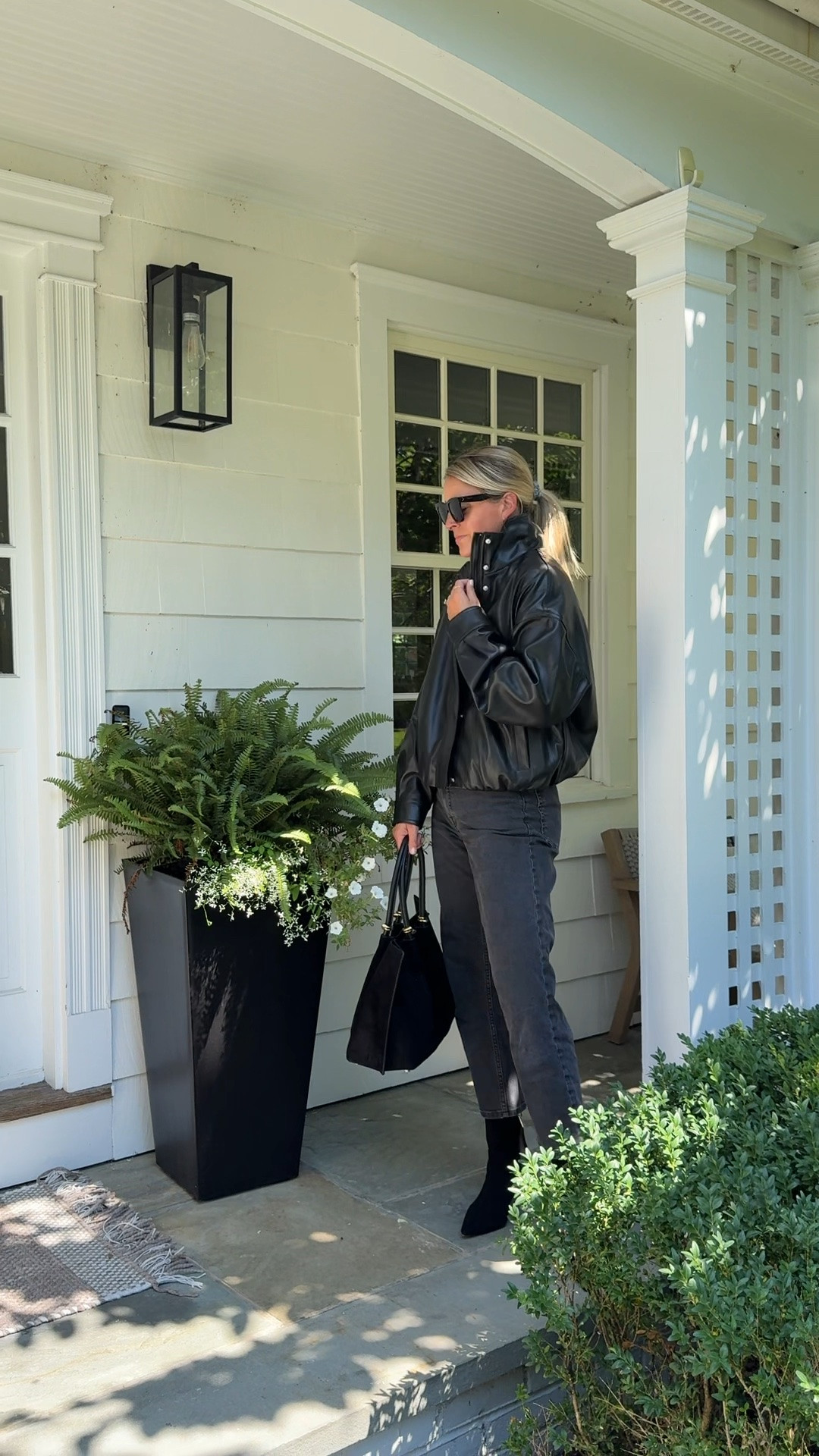 Fall outfit idea ~ 20% off full-priced French connection styles with code Kendall20 until 8/18
•small Jacket, tts 
•26R jeans, tts, I’m 5’5 (they did shrink in length a bit in the dryer. Consider getting the longer length if you prefer longer)
•booties fit tts 

fall jacket, fall booties

#LTKSaleAlert