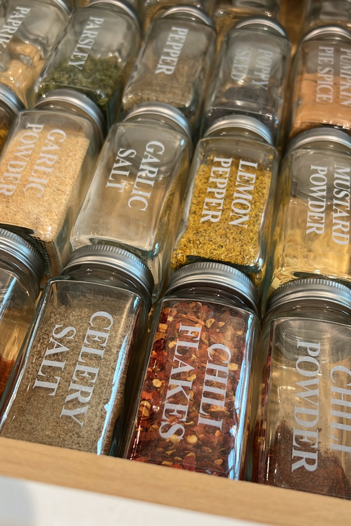 Our spice jars

Organization
Kitchen 
Spice jars
Jars
Spices 
Organizer
Container 
Glass containers

#LTKunder50 #LTKhome