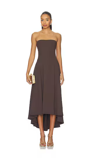 Strapless High Low Dress in Java | Revolve Clothing (Global)