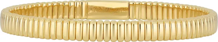 14K Gold Fluted Bangle Bracelet | Nordstrom