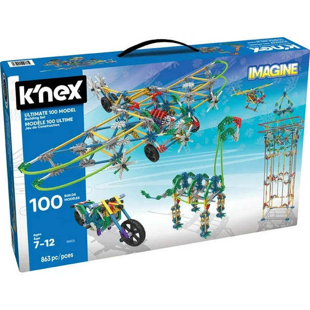 K'NEX - Ultimate Building Set - 100 Models (Walmart Exclusive) - Walmart.com | Walmart (US)