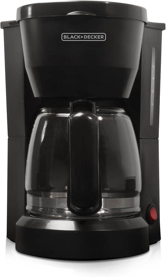 BLACK+DECKER 5-Cup Coffeemaker, Black, DCM600B | Amazon (US)