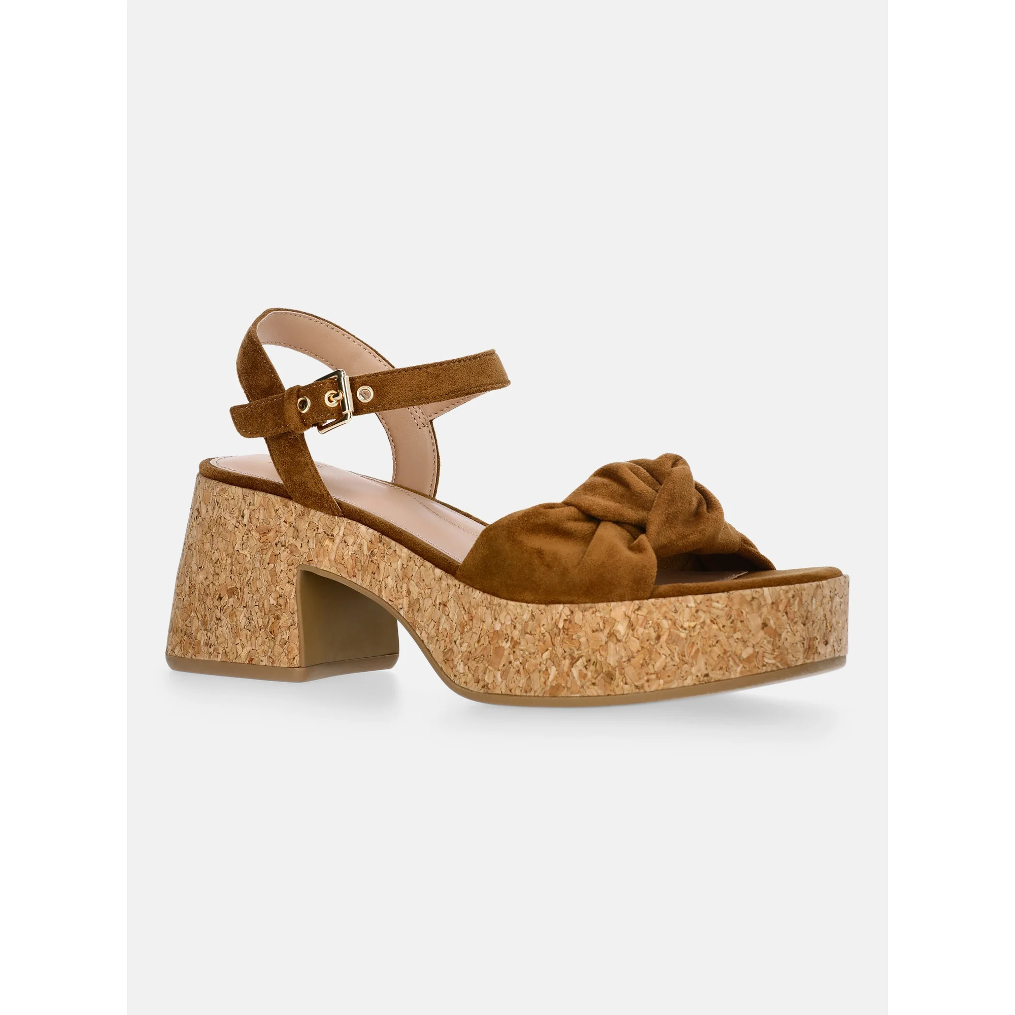 Time and Tru Women's Cork Knot Sandals | Walmart (US)