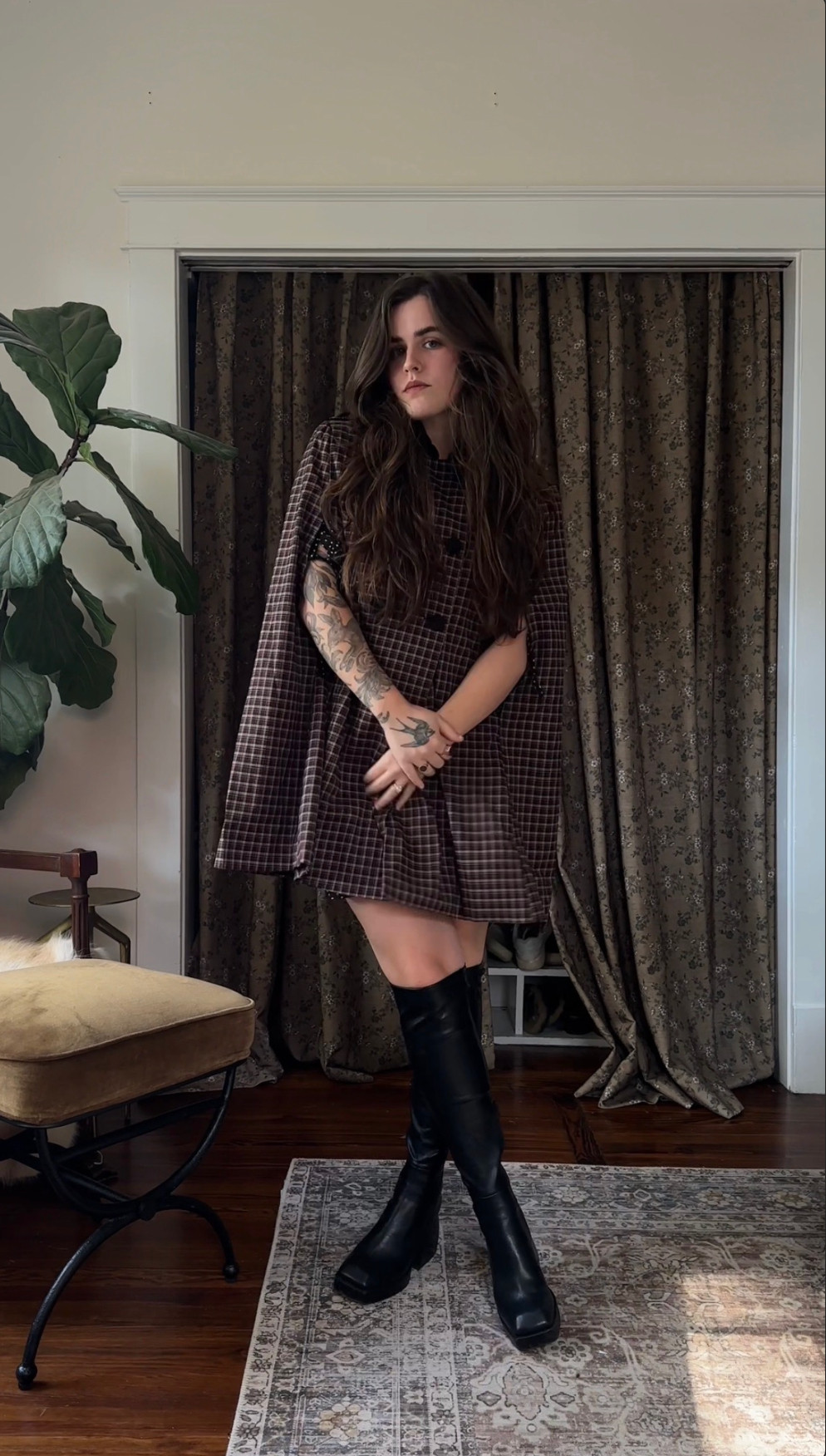 The CUTEST plaid cape coat for fall, and my favorite timeless dress! 

 #LTKCyberWeek #LTKGiftGuide #LTKootd