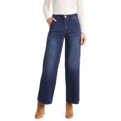 Wit & Wisdom 'Ab'Solution Skyrise Wide Leg Jeans in Indigo at Nordstrom, Size 18 | Nordstrom