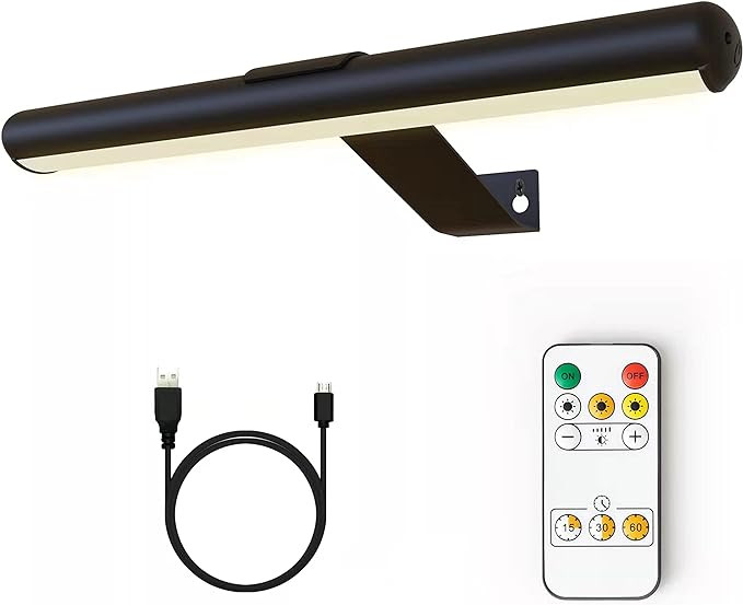 Arixinks Rechargeable Picture Light Battery Operated, Painting Light Wireless with Remote Control... | Amazon (US)