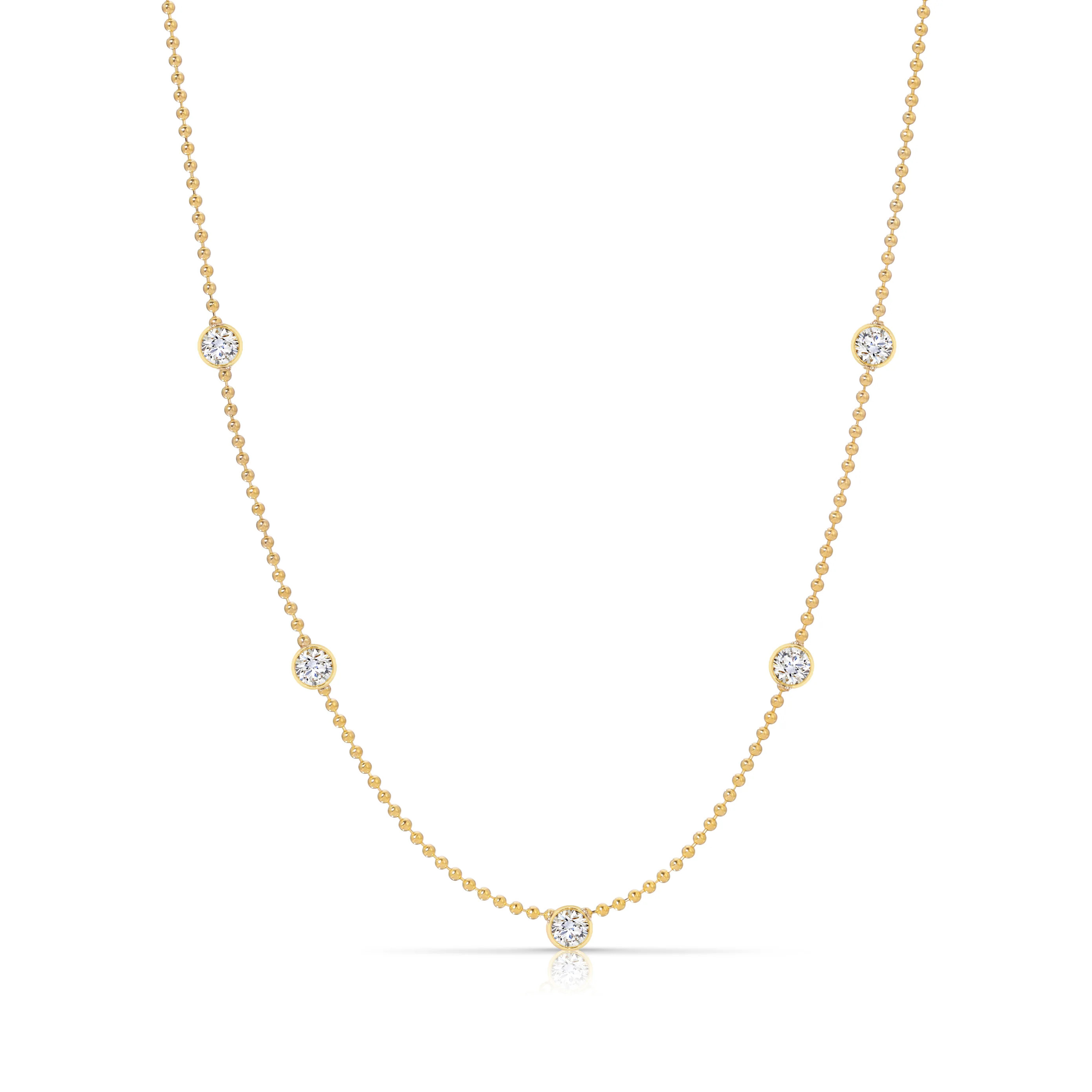 Quintet Diamond Layering Necklace | Maya Brenner