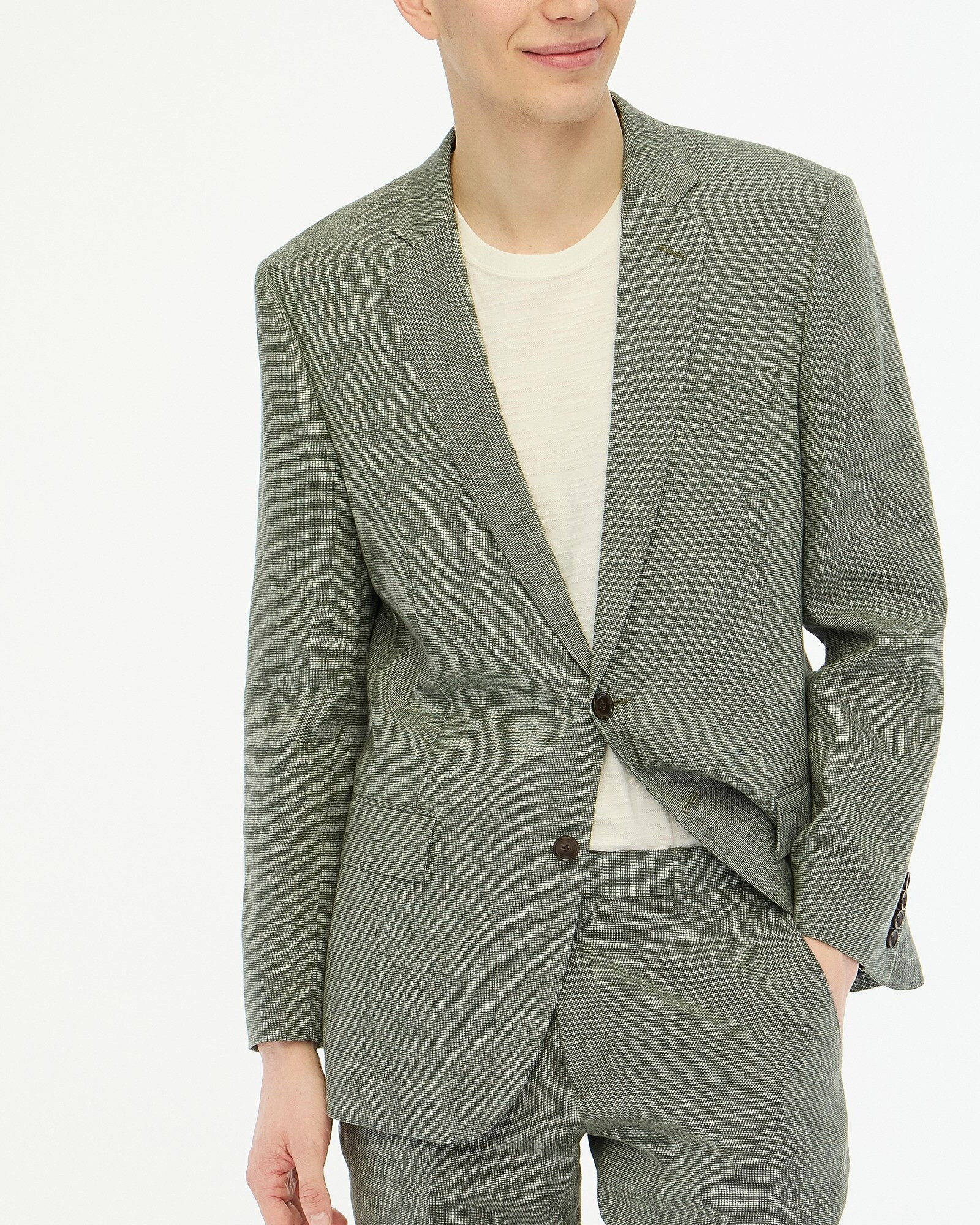 Slim Thompson suit jacket in linen | J.Crew Factory