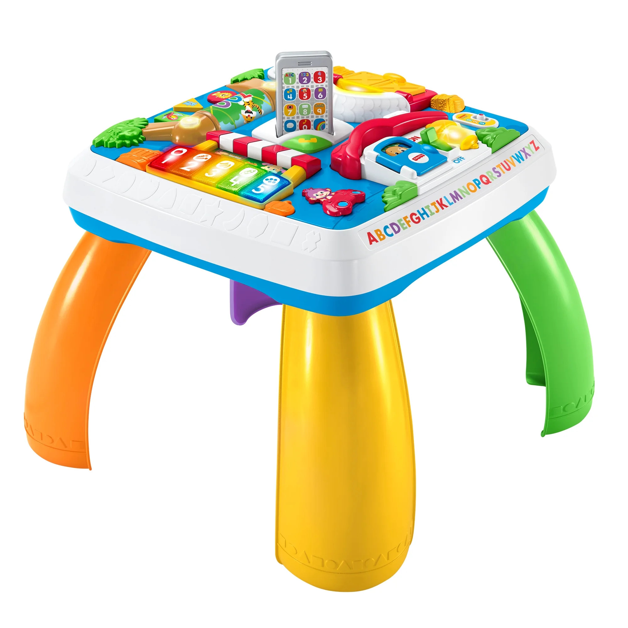 Fisher-Price Laugh & Learn Around the Town Learning Table Baby & Toddler Toy with Music & Lights | Walmart (US)