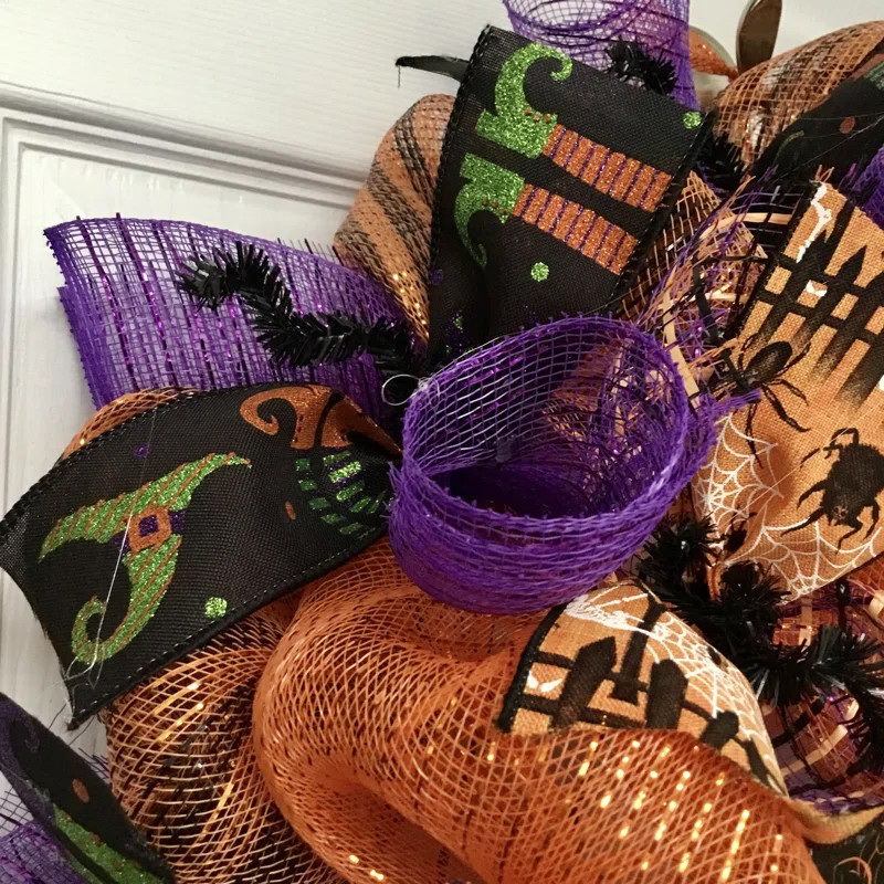 Welcome My Pretties 24" Deco Mesh Wreath | Wayfair North America