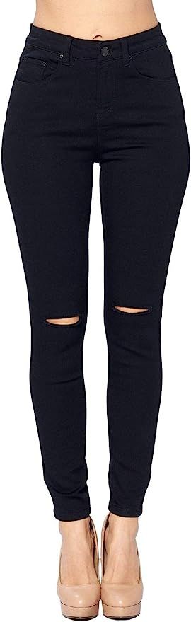 Blue Age Women's Butt-Lifting Skinny Jeans and Straight Leg Mom Denim Jeans | Amazon (US)