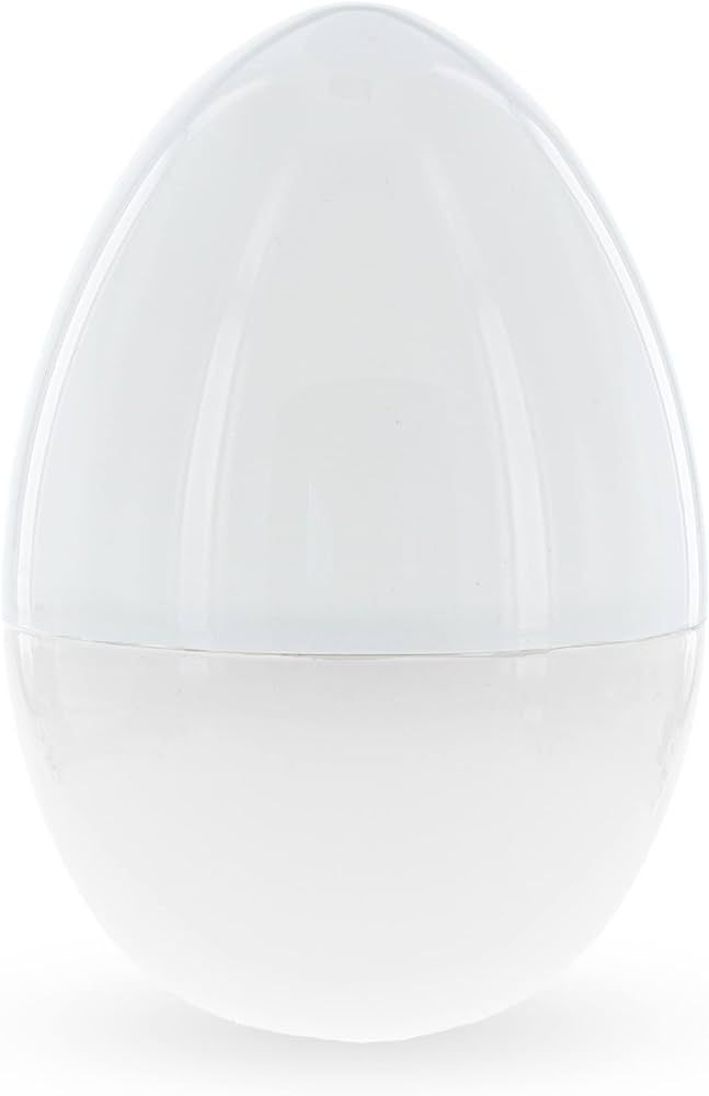 Giant Size Fillable Two Shades White Plastic Easter Egg 12 Inches | Amazon (US)