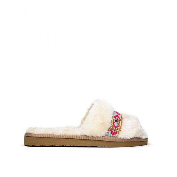Women's Minnetonka London Slippers 8 Crm | Scheels