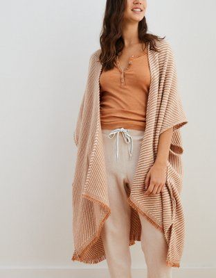 Aerie Twill Poncho | American Eagle Outfitters (US & CA)