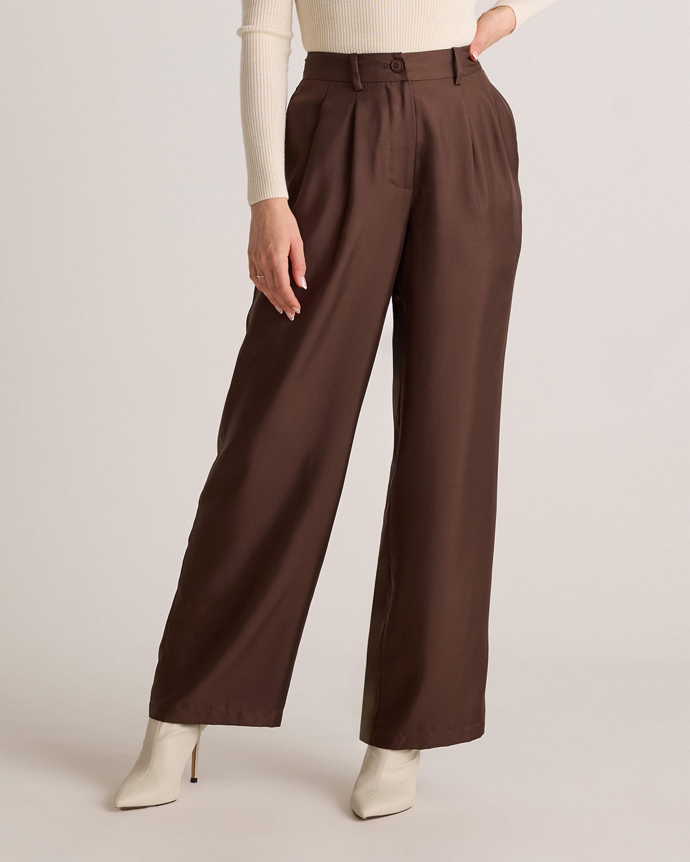 Silk Twill Trouser | Quince