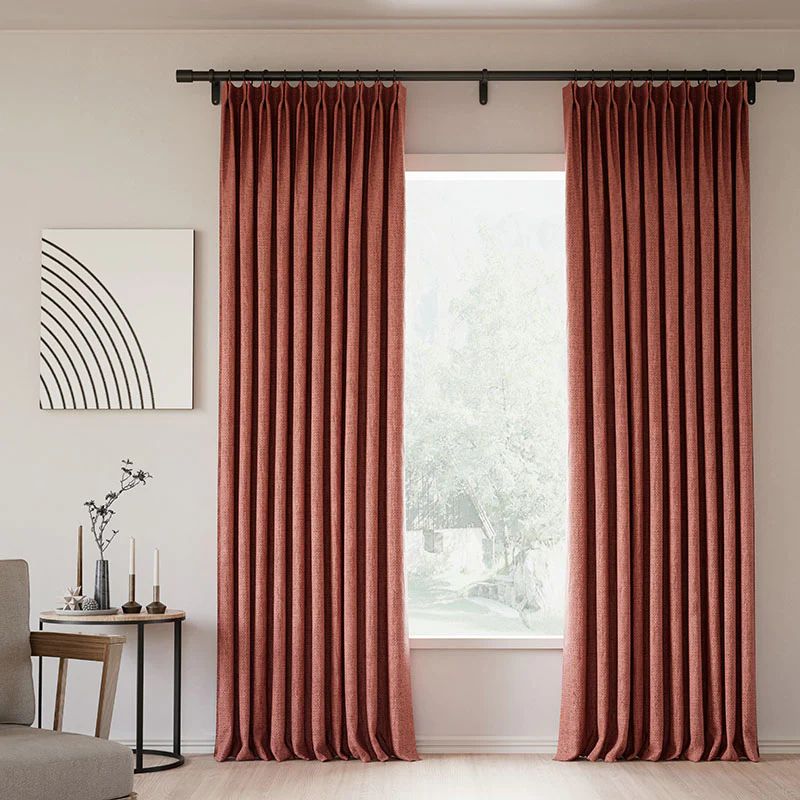 Lille Linen Curtains Drapes Pinch Pleated | Homerilla