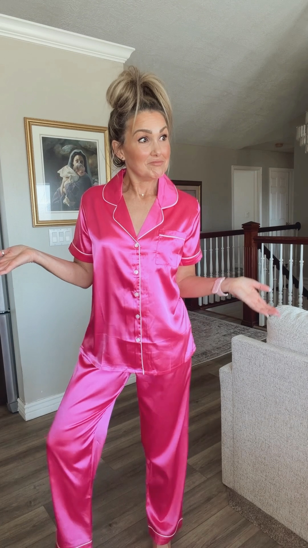 Valentines PJs that are the perfect pajamas for any occasion! Galentine‘s trip, girlfriend trip, sister trip, or just because you need a new pair! I am wearing size M in each of these

#Valentinesday #GirlfriendTrip #SisterTrip

#LTKOver40 #LTKTravel #LTKmorningroutine