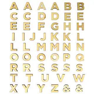 3/4" Wood Block Letters by Make Market® | Michaels Stores