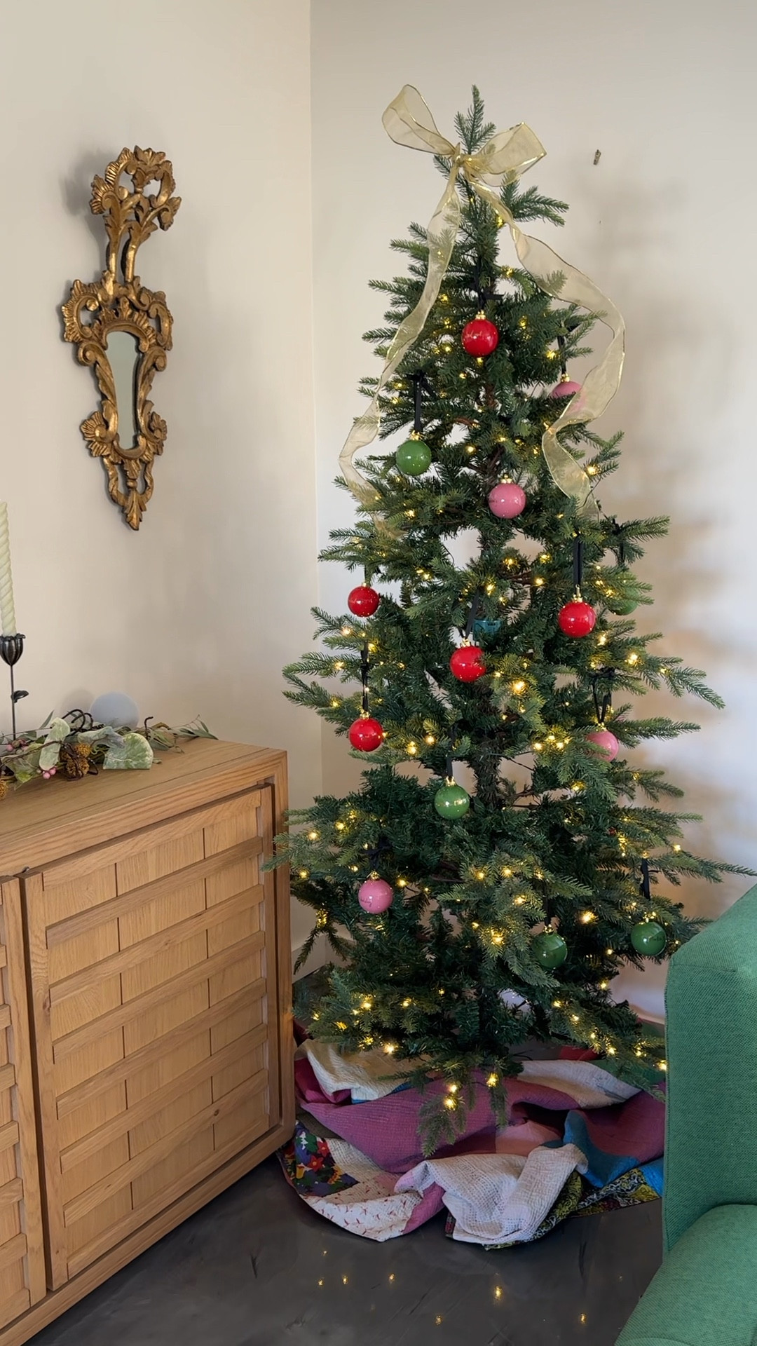 The perfect apartment size Christmas tree 

#LTKSeasonal #LTKHoliday #LTKCyberWeek