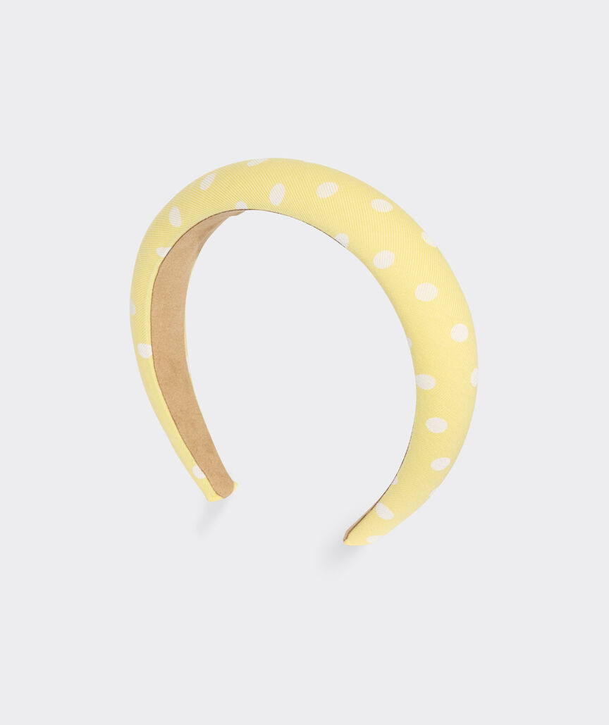 Polka Dot Puff Headband | vineyard vines