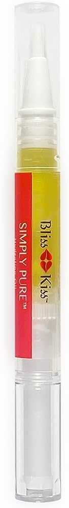 Bliss Kiss | 1 Fragrance Free | Nail Oil Cuticle Pen w/Vitamin E & Jojoba⏤Nail Strengthener Nai... | Amazon (US)