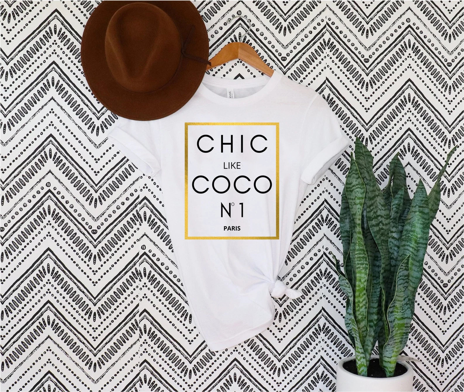Chic like Coco Graphic T-Shirt, T-shirt for Women, T-shirts Women, Women's T-shirts, Womens Cloth... | Etsy (US)