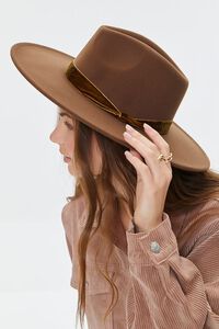 Pinched Velvet-Trim Cowboy Hat | Forever 21 | Forever 21 (US)