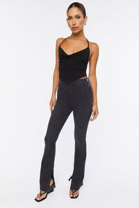 High-Rise Bootleg Split-Hem Jeans | Forever 21 (US)