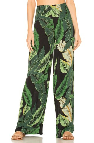 BEACH RIOT x REVOLVE Celeste Pant in Black Palm from Revolve.com | Revolve Clothing (Global)