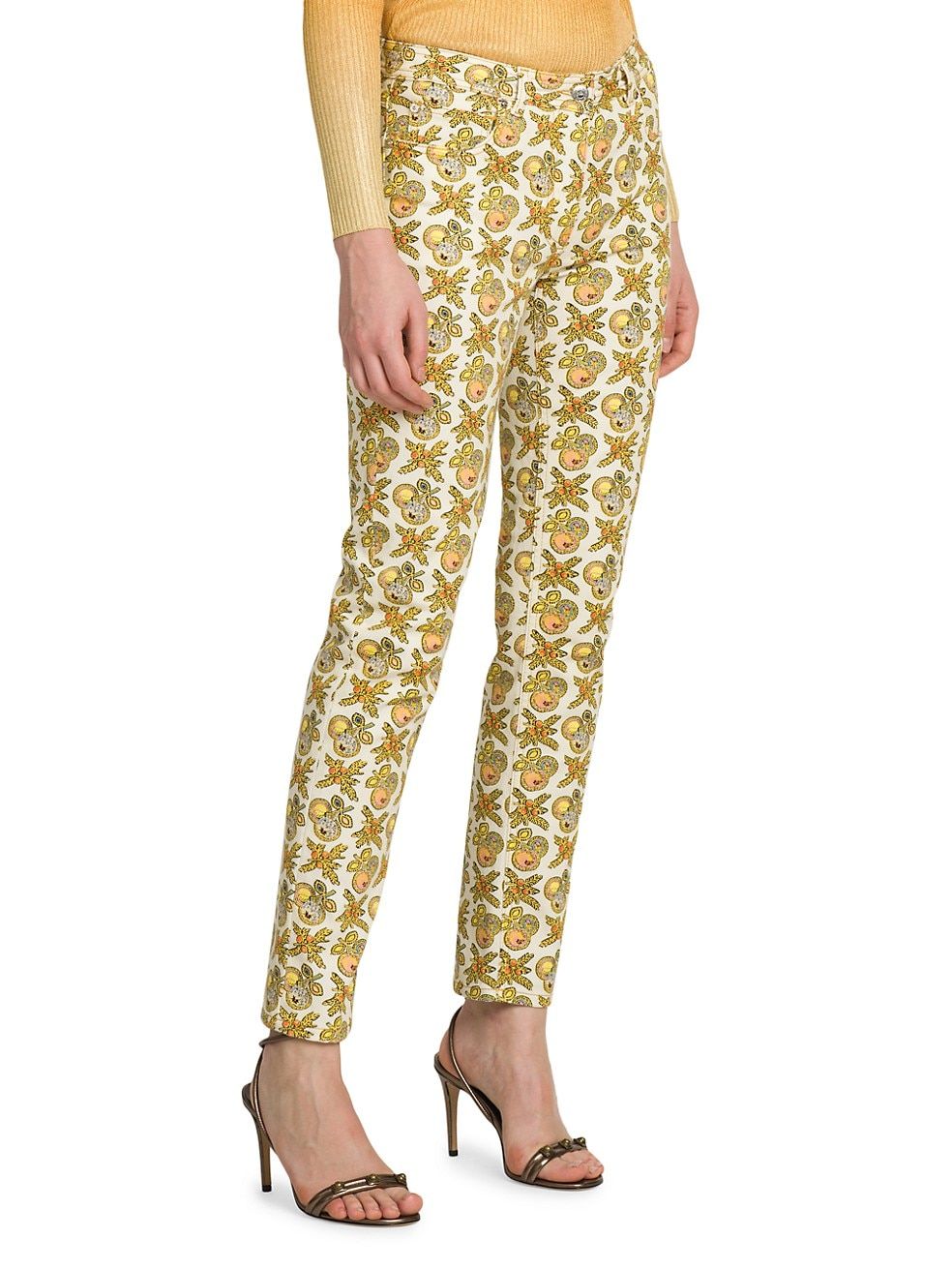 Lily Apple-Print Jeans | Saks Fifth Avenue