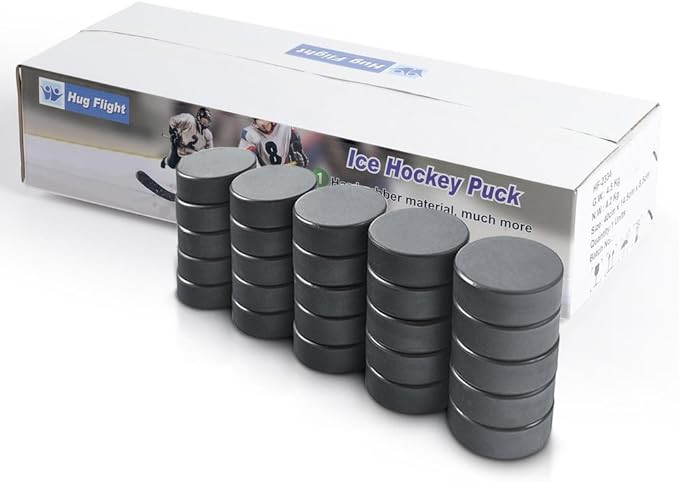 Hockey Pucks Bulk 25 Practice Pucks per Case Official New | Amazon (US)