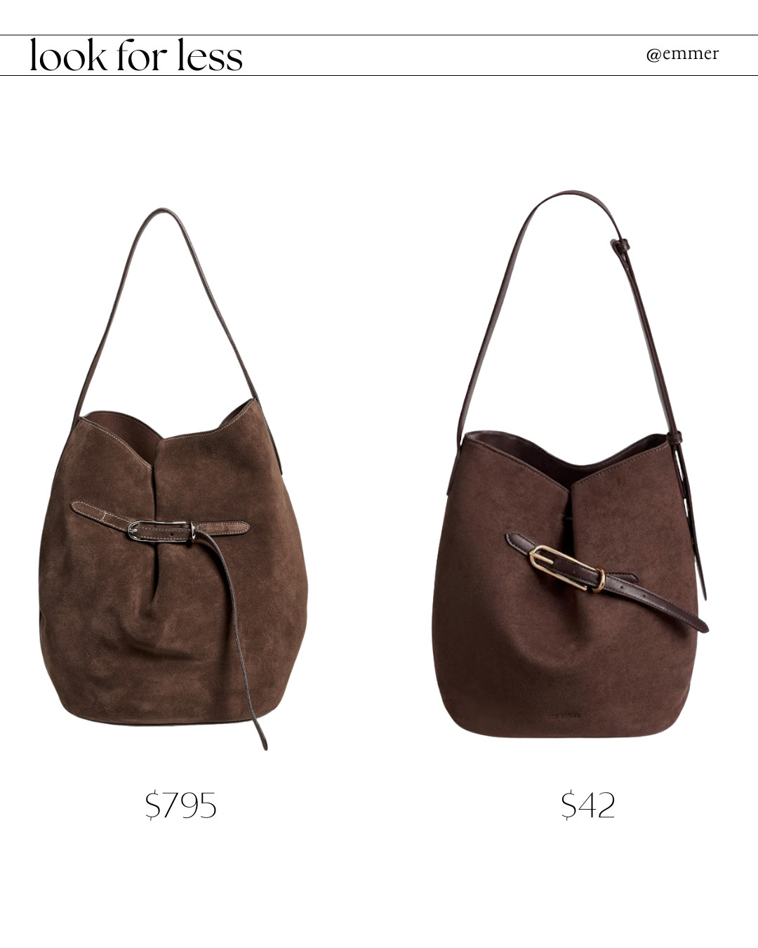 A look for less option for the belted bucket bag 

 #LTKootd #LTKSaleAlert