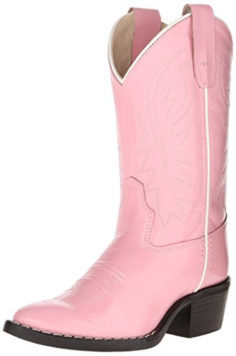 Old West Girls' Cowgirl Boot Medium Toe Pink 1 D(M) US | Amazon (US)