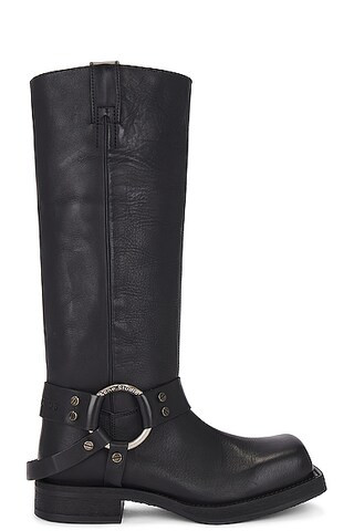 Acne Studios Moto Boot in Black | FWRD | FWRD 