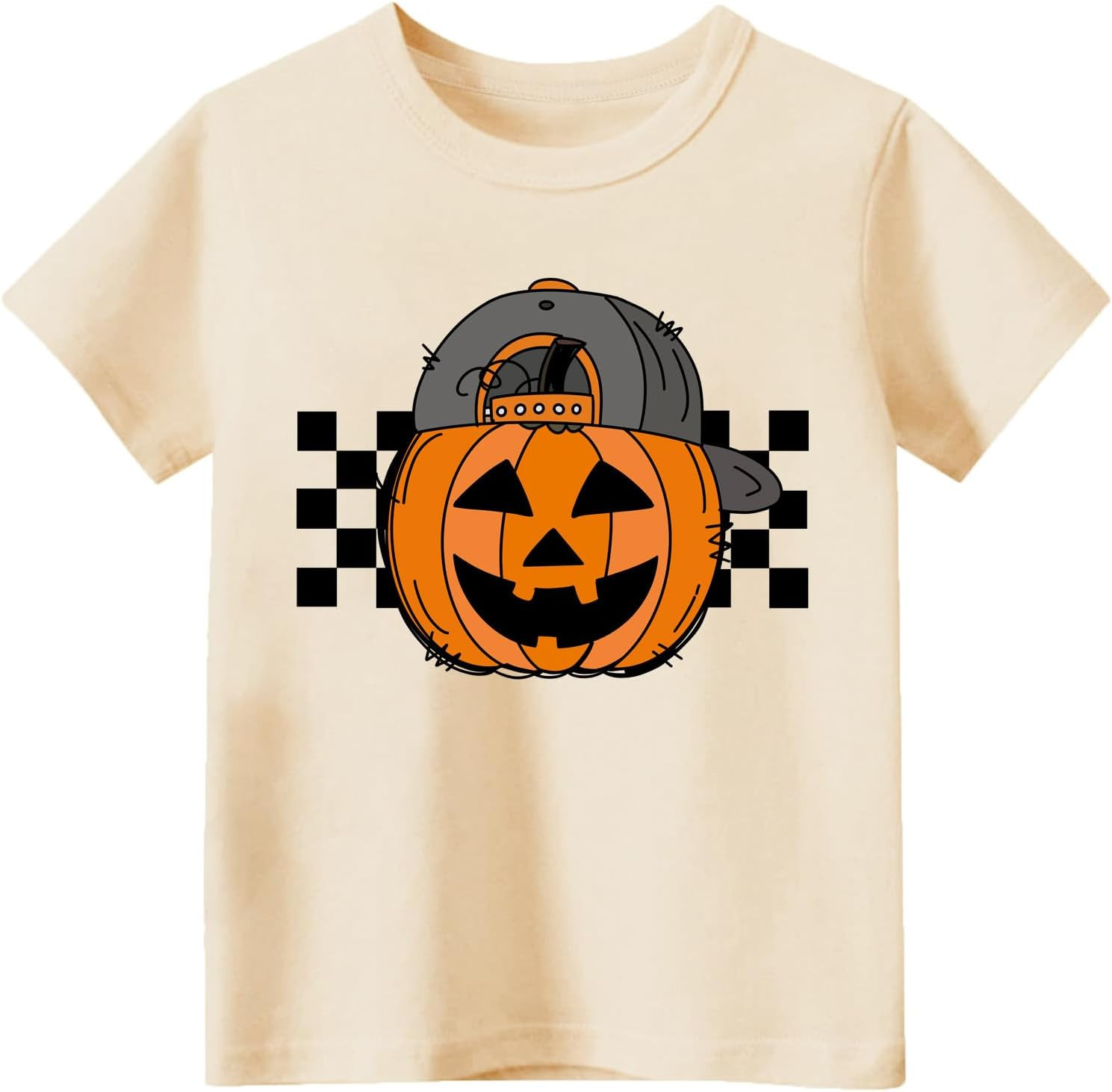 Toddler Boys Girls Halloween Shirt Short Sleeve Pumpkin Baseball T-Shirts Boo Tees Spooky Dude Tops 2-7 Years | Amazon (US)