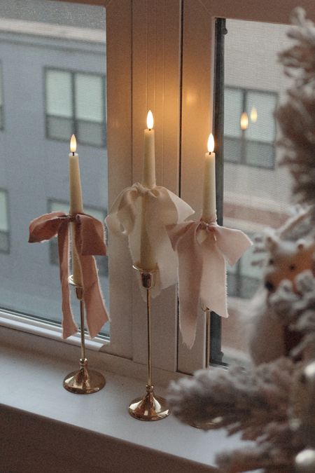 Balletcore Christmas candles DIY 

#LTKSeasonal #LTKHoliday #LTKhome