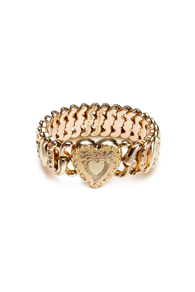 Vintage Heart Locket Bracelets | LoveShackFancy